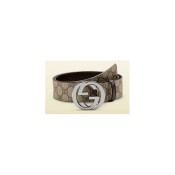 Ceinture femmes Boucle GG couleur argent Braderie